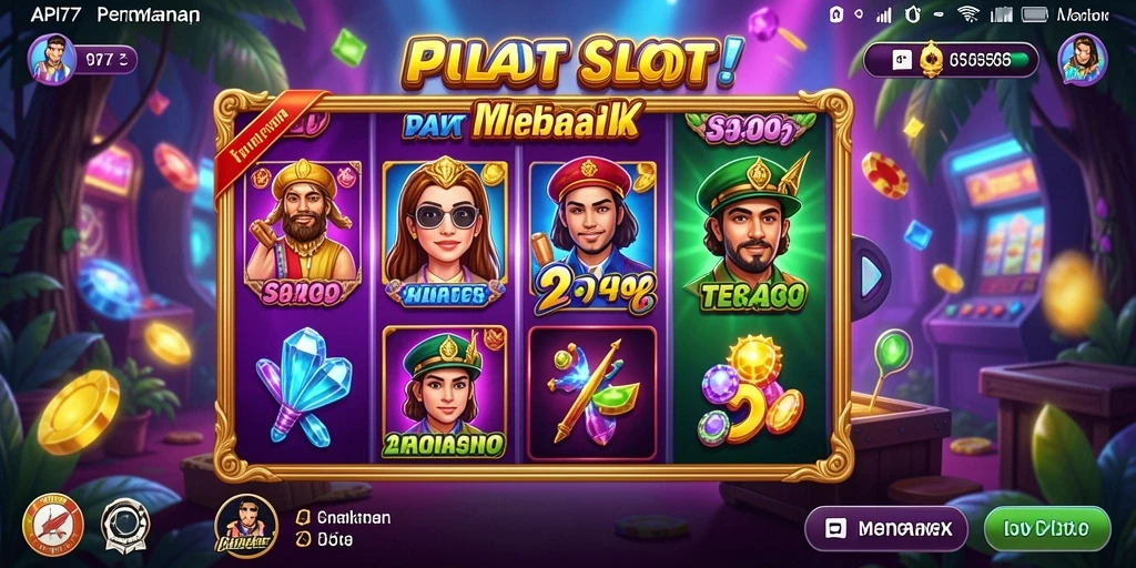 Tampilan gameplay menarik dari API77 yang memikat pemain.