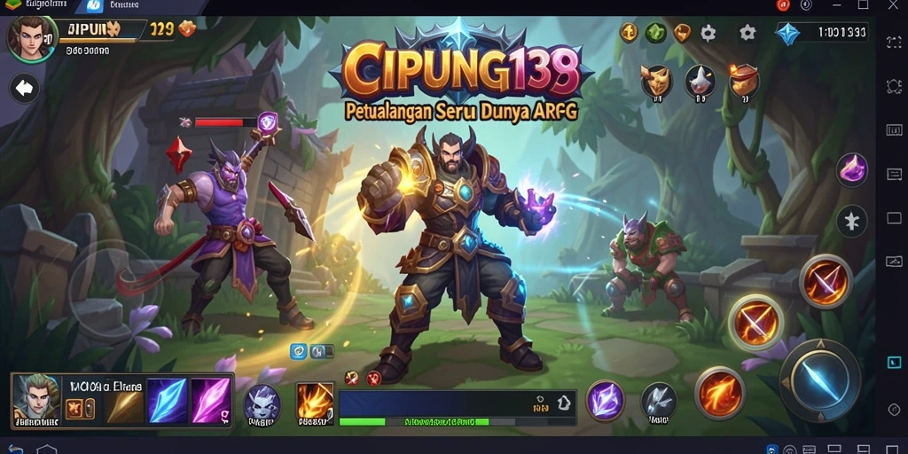 Tampilan gameplay menakjubkan dari CIPUNG138 dengan aksi seru.