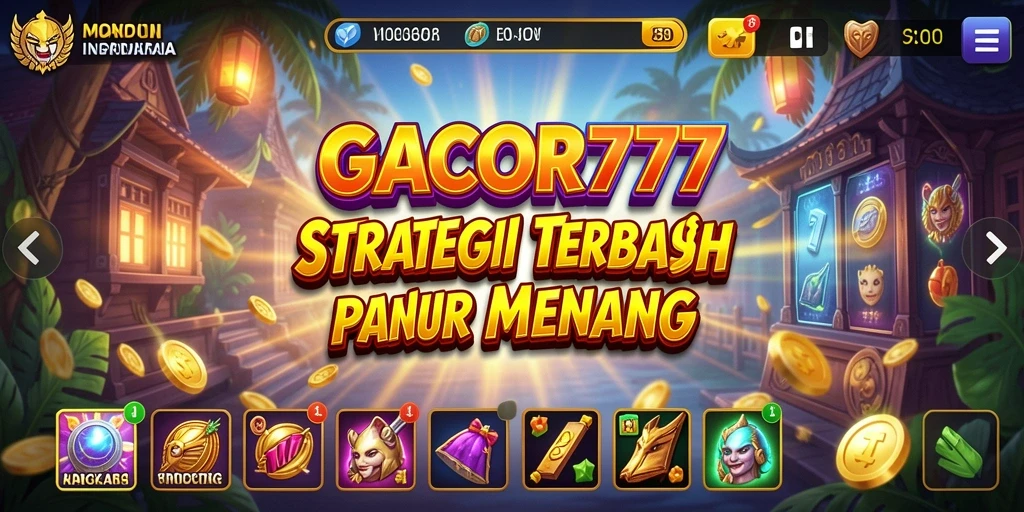 Tampilan gameplay penuh strategi dan taktik di GACOR777.