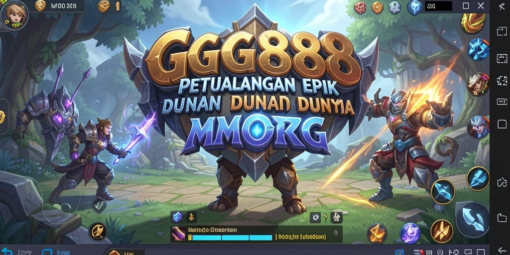 Tampilan gameplay GGG888 yang menakjubkan dalam dunia MMORPG.