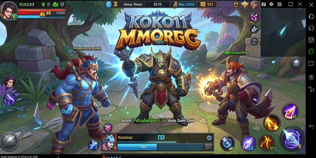 Tampilan gameplay menarik dan interaksi antar pemain di KOKO11.