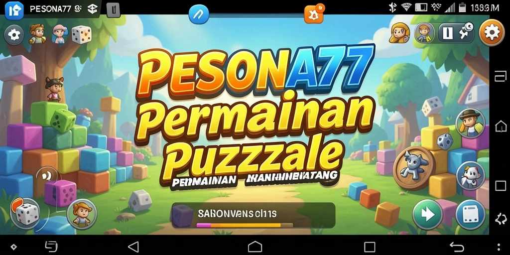 Tangkapan layar utama PESONA77 menampilkan gameplay Puzzle yang menantang.