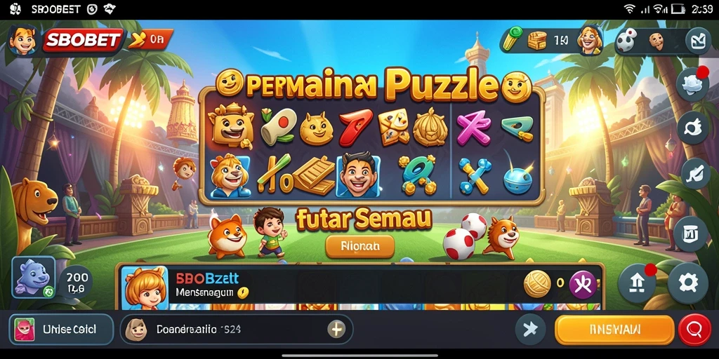 Tampilan gameplay SBOBET yang menarik dan menantang.