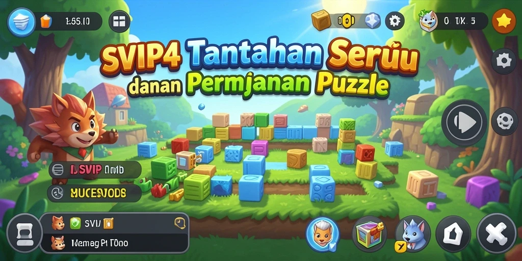 Gameplay menarik dan menantang di dalam SVIP4.