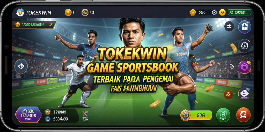 Tampilan utama gameplay TOKEKWIN dengan berbagai pilihan taruhan.